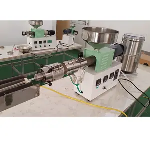 Línea de extrusión de tubos de plástico tupe para laboratorio, máquina de extrusión de catéter médico