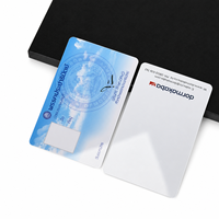 Carte d'identité étudiante personnalisée, puce RFID FM11RF08, carte intelligente sans contact, étanche, pour cantine scolaire/entreprise