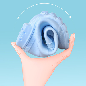 Botas de lluvia para niños, suela blanda, cómodas, resistentes al desgaste, impermeables, súper antideslizantes, antideslizantes, zapatos de agua con cordón - Product Image 3