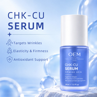 Sérum Visage Anti-Âge au Niacinamide et Squalane GHK-CU Marque Blanche 30ml/100ml – Réduit les Rides, Raffermit la Peau, Éclaircit la Pigmentation