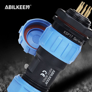 3 pin IP68 hàng không cắm ổ cắm với khuỷu tay mặt bích ghế 13A/5A/3A thông tư hàng không nối cho cung cấp điện - Product Image 5