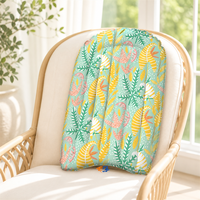 Tapis de piscine gonflable à imprimé tropical 75x50cm en PVC, transat aquatique pour piscine, plage et jardin, détente, OEM personnalisé, vente en gros