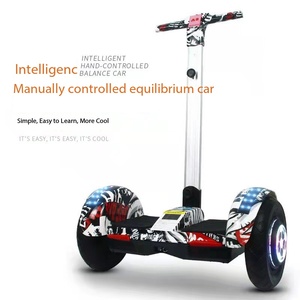 Patinete Eléctrico Autoequilibrado Resistente con Manillar, <span class=keywords><strong>Hoverboard</strong></span> <span class=keywords><strong>de</strong></span> 350W con Doble Motor para Niños y Adolescentes, Uso Diario - Product Image 2