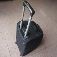 Sac de voyage Andante à 2 roues, bagage à roulettes durable de 15 pouces avec roues de patins à roulettes, sac de voyage à poignée à bouton-poussoir