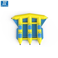 Bateau banane gonflable poisson volant pour jeux d'eau