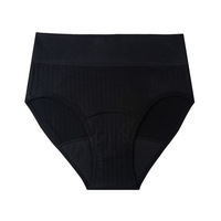 4 couches taille haute réutilisable sans couture femmes sous-vêtements physiologiques sans serviette hygiénique incontinence période culotte sous-vêtements