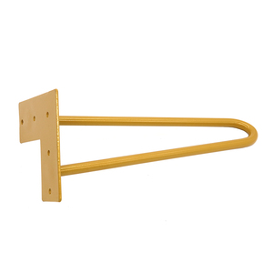 Patas de horquilla de mesa de Metal adecuadas <span class=keywords><strong>para</strong></span> mesa de centro, mesita de noche, silla, proporciona herramientas <span class=keywords><strong>auxiliares</strong></span> + protección de suelo de goma - Product Image 6