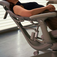 Fauteuil inclinable de salon Libernovo, pivotant, confortable, avec repose-pieds, pour le bureau, le jeu, dynamique