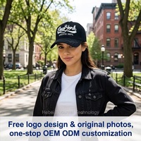 Casquette de baseball OEM ODM avec logo personnalisé, broderie 3D motif New York, style streetwear, faible MOQ, échantillon rapide