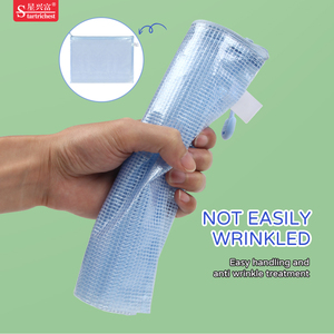 防水ファイルバッグA4サイズフォルダーのカスタムロゴクロスステッチトラベルスクールオフィス用のドキュメントストレージメッシュジッパーポーチ - Product Image 6