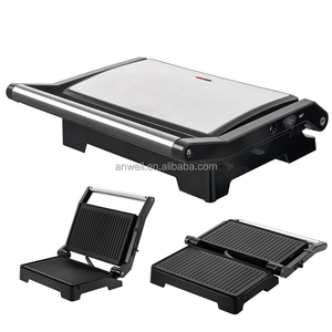 Anwell 2000W Parrilla Eléctrica Inteligente Digital Desmontable sin Humo para Interiores, Plancha Panini, Electrodoméstico de Cocina - Product Image 2
