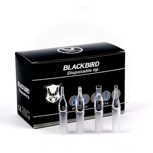 El mejor precio, 50 Uds., boquilla desechable de plástico, puntas de tatuaje transparentes <span class=keywords><strong>RT</strong></span> MF <span class=keywords><strong>para</strong></span> aguja de tatuaje - Product Image 1