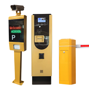 Máquina expendedora de tickets de estacionamiento con lector RFID, dispensador de tickets, barrera automática, construcción de acero inoxidable, fuente de alimentación de 110V/220V - Product Image 1