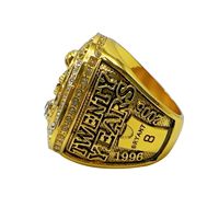 Haute qualité 2016 Lakers Championship Ring Kobe 20e anniversaire retraite bague de mode commémorative