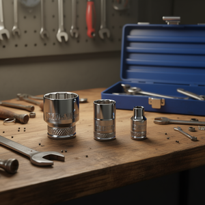 Fervi Polygonal <b>Socket</b> Wrench Normal Series 12mm 10mm <b>8mm</b> Chrome Vanadium Steel - Product Image 3