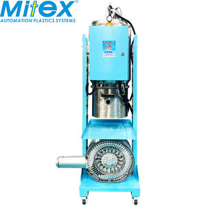 Alimentateur automatique à gravité pour granulés plastiques Mitex avec moteur 7,5 kW 380 V/50 Hz triphasé, capacité 1000 kg/h, réservoir 25 L - Product Image 1