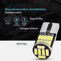 Ampoules LED T10 26SMD 4014 puces 194 501 Canbus blanc, lampe de signalisation, éclairage intérieur de voiture, éclairage de lecture, éclairage de dégagement, ampoules LED pour voiture