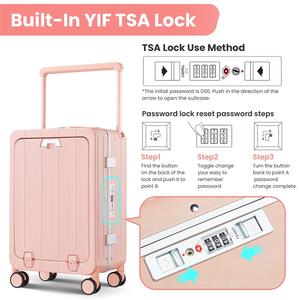 Factory Price Luggage China Supplier Luggage <strong>Aluminum</strong> Trolley <strong>case</strong> - Product Image 2