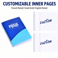 Cahier d'exercices de calligraphie personnalisé par la marque, avec pages intérieures agrafées, série de cahiers d'entraînement à l'écriture, fournisseur