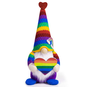 LGBTQ arcobaleno orgoglio nuovo cuore colorato senza volto Gnome Doll dolce santo <span class=keywords><strong>bambini</strong></span> vacanza <span class=keywords><strong>per</strong></span> la vetrina - Product Image 6