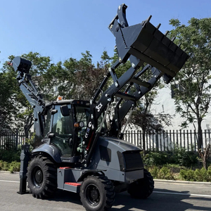 Miễn phí vận chuyển backhoe máy xúc loader máy kéo New retroexcacacadora JCB Mini backhoe loader 4x4 bánh xe/backhoe loader - Product Image 2