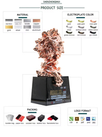 Nouveau nordique Lion métal trophée Statue élégant bureau ou décor à la maison Sculpture ornements en métal