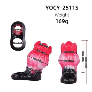 ปลอกขยายขนาดอวัยวะเพศชายแบบปลายเปิด YOCY สำหรับช่วยชะลอการหลั่งเร็ว ปลอกอวัยวะเพศชายสำหรับผู้ที่ชอบเฟติช ขนาด S,M,L ของเล่นทางเพศสำหรับผู้ชาย - Product Image 2
