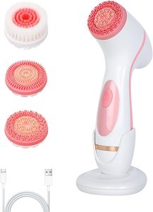Factory Electric Cleansing <b>Brush</b> <b>Vibrations</b> Facial Cleaner Face Massager IPX6 Rotating Cleansing <b>Brush</b> Face Deep Cleansing Tool - Product Image 1