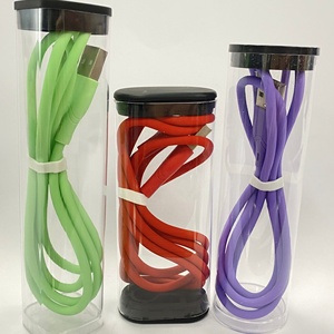 Giá rẻ nhất màu trong suốt bao bì sản phẩm điện tử nhựa hiển thị Ống - Product Image 4