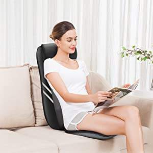 कुर्सी के लिए-रोलिंग सानना Shiatsu पीठ की मालिश मालिश सीट कुशन के साथ गर्मी, मालिश कुर्सी पैड - Product Image 2