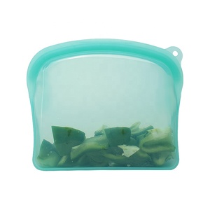 High Quality 600ml PE Eco-friendly Recyclable Food Storage <b>Container</b> Kitchen <b>Snack</b> Caddy Zipper Bag for Supermarket Exhibition - Product Image 2