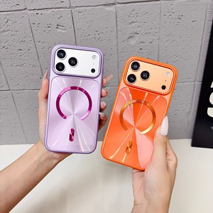 เคสโทรศัพท์แบบด้านลายเลเซอร์ CD สำหรับ iPhone 18 17 16 15 14 13 12 Pro Max  ขอบแข็งเคลือบผิว  ฝาหลังแม่เหล็ก - Product Image 5
