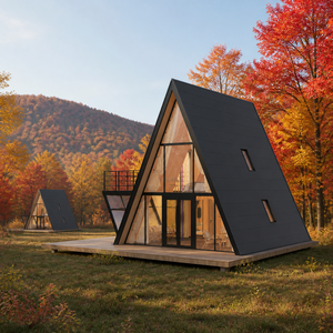 Maison préfabriquée S890 en A-frame pour tourisme périurbain, avec <span class=keywords><strong>division</strong></span> de pièce flexible et module de salle de bain - Product Image 4