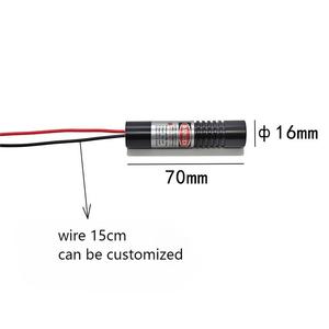 Nuevo módulo láser azul de línea Xinland 16X70mm 450nm <80MW de voltaje amplio 9 ~ 25VDC - Product Image 3