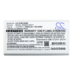 Batterie pour défibrillateur <span class=keywords><strong>Philips</strong></span> DFM100, défibrillateur DFM-100, Efficia DFM100, M6482 6800mAh / 100.64Wh - Product Image 4
