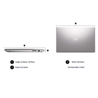 Ordinateur portable Dellr DC15250 15,6 pouces, idéal pour l'apprentissage, le bureau, les tâches informatiques, processeur Intel I7-1355U, 8 Go de RAM DDR4, SSD 256 Go/512 Go