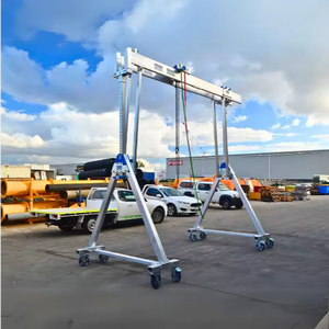 Grue mobile portative en aluminium réglable, capacité 1 tonne, conception légère pour un levage facile - Product Image 1