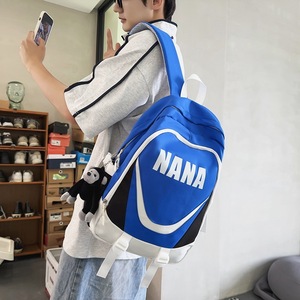 Nana Student <b>Backpack</b> 18 In <b>Large</b> <b>Capacity</b> School Bag For Boys With Letter Design Summer 2024 - Product Image 1