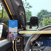 Poignée d'accessoires de montant de portière usinée 1:1 LEDIYTE avec panneau de boutons sans fil, homologuée 80A pour projets de rétrofit de SUV tout-terrain