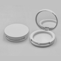 Boîte de rangement compacte pour faux cils magnétiques en ABS, portable et lavable, pour poudre et illuminateur cosmétique