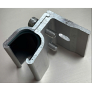 Accessoires solaires OEM/ODM Matériau A6005-T6 Vietnam VNTECH GLOBAL Accessoires de montage de panneaux solaires à anode blanche givrée - Product Image 1