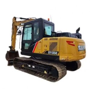 Excavadora Usada SY135C Nueva de 13 Toneladas con Certificación EPA y CE, con Bomba de Motor y Sistema Hidráulico Completo - Product Image 1