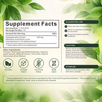 OEM Complément Alimentaire Bio en Film Oral Dissoluble Magique, à base d'Extrait de Champignons Crinière de Lion Sauvage et Reishi, et d'Ashwagandha, Séché et Végétalien