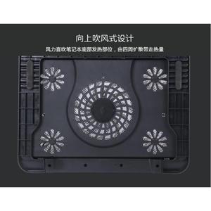 C5 Laptop <b>Cooling</b> <b>Pad</b> 5 Fans Air-Cooled Plastic Notebook Cooler Stand - Product Image 4
