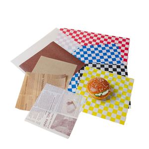 Papel de Hornear Personalizado con Revestimiento de PE Antigrasa para Envolver Hamburguesas y Empacar Alimentos/Pasteles en Restaurantes - Product Image 2