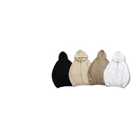 Sweat-shirt à capuche unisexe surdimensionné en coton biologique 100% lourd 460g, personnalisé avec logo imprimé pour hommes, fermeture éclair intégrale, vente en gros
