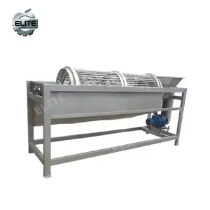 High capacity rotary drum washing machine/vegetable drum washer peeling machine