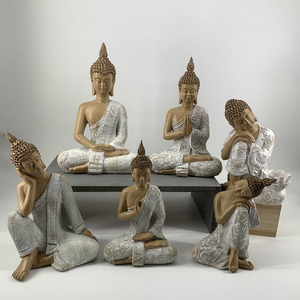 <span class=keywords><strong>Redeco</strong></span> estatua de Buda de resina clásica de alta calidad artesanía de Buda de poliresina para decoraciones al aire libre para el hogar - Product Image 1