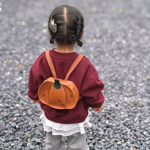 Cartoon Cute Kids <b>Backpack</b> for Kindergarten Girls Pumpkin Crossbody Bag Kawaii <b>Baby</b> Children's School Bag - Product Image 4