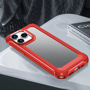 Effacer Cover 13 12 <span class=keywords><strong>11</strong></span> Modèle En Fiber de Carbone Armure Manchon De Protection TPU + PC Téléphone Shell Cas Pour <span class=keywords><strong>iPhone</strong></span> 14/max/pro/ pro max - Product Image 4